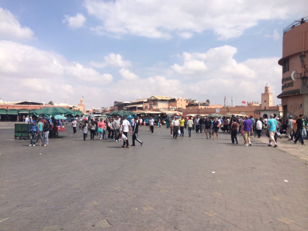 Jemaa El Fna Marrakech Market during day time