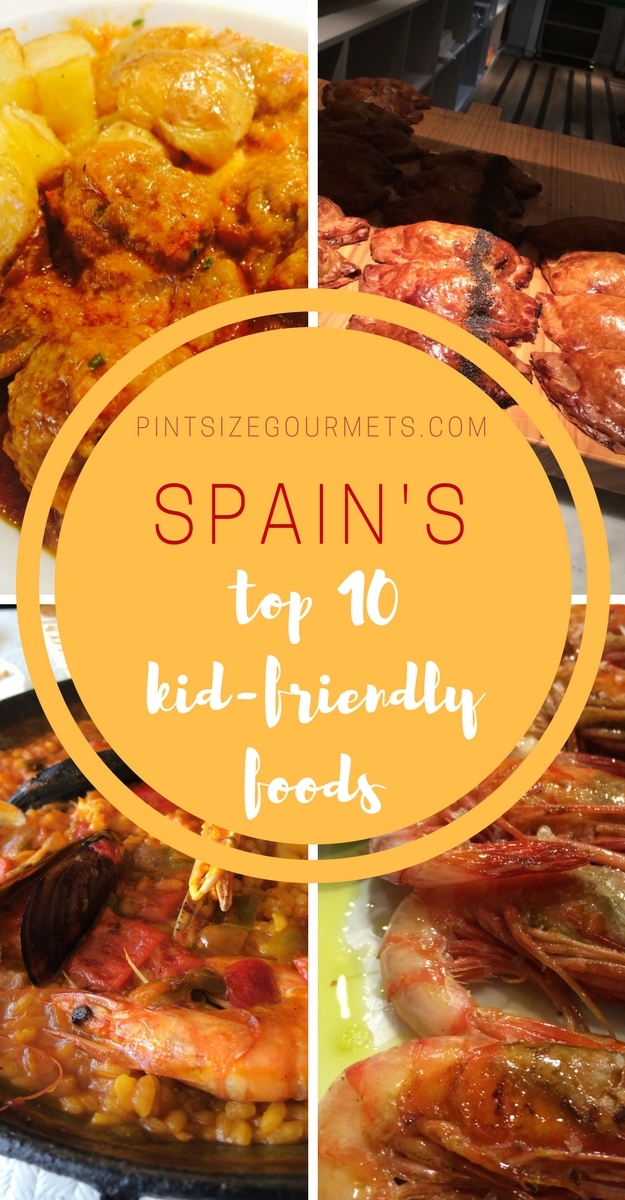 kid-friendly foods to order in Spain