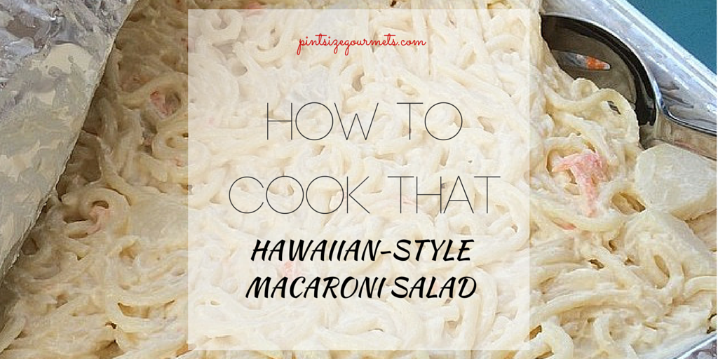 hawaiian-style macaroni salad
