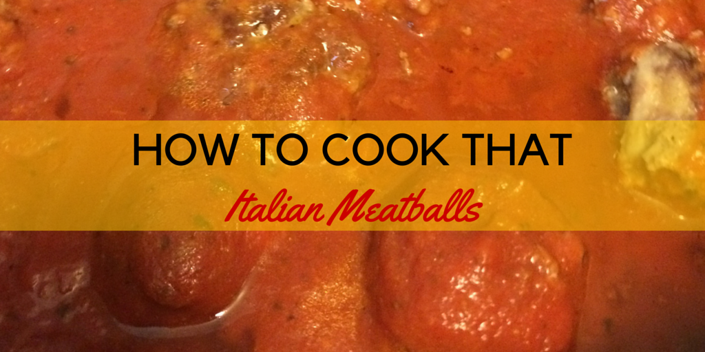 easy italian meatballs