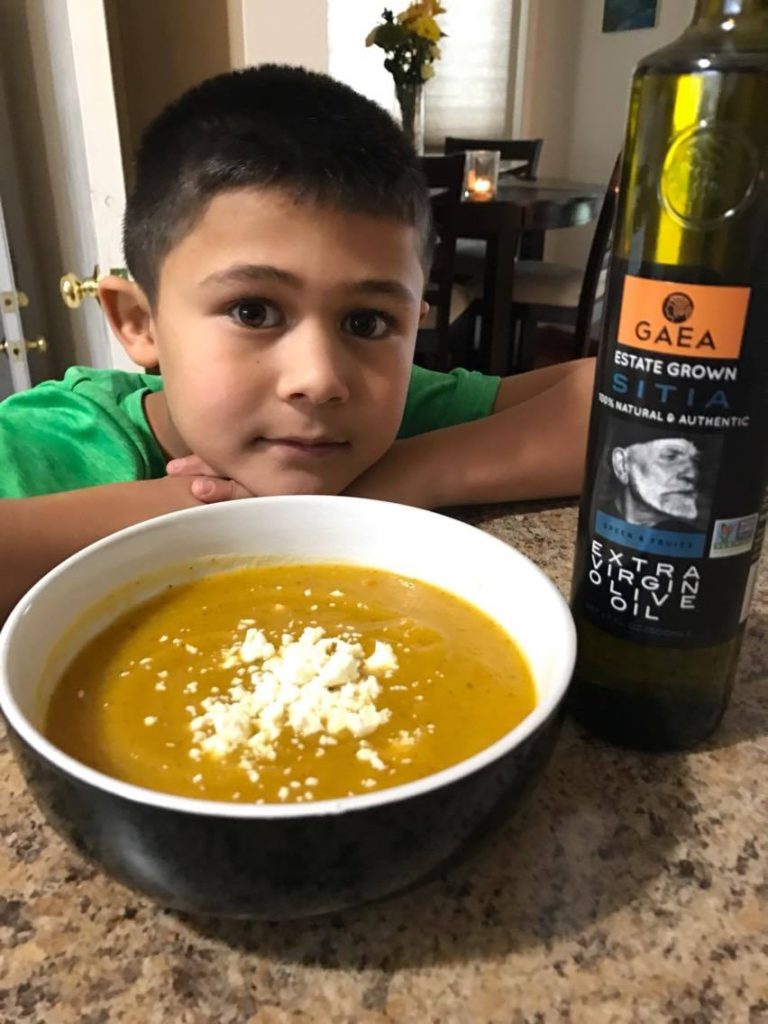 Creamy Greek-Style Pumpkin Soup