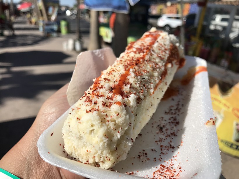 mexican elote - things to do in puerto penasco