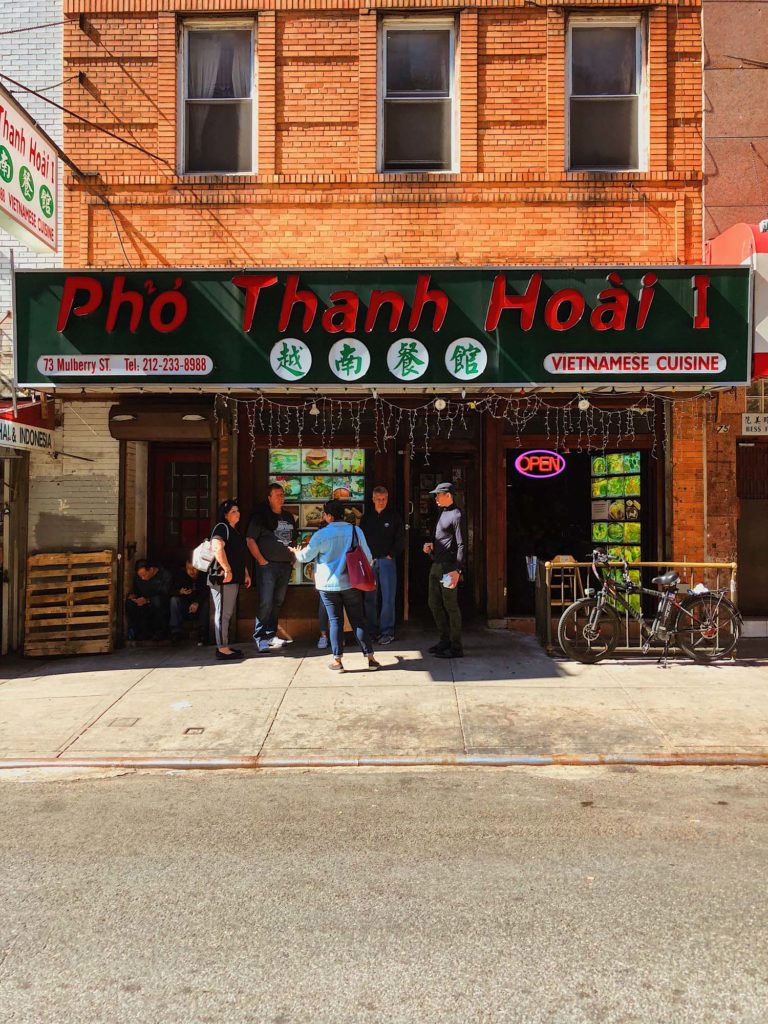 Pho Thanh Hoai 1 on Mulberry Street in NYC's Chinatown